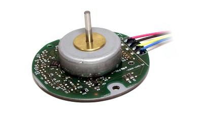 External view of ASPINA outer rotor brushless DC motor series - DR-29312, DR-24312