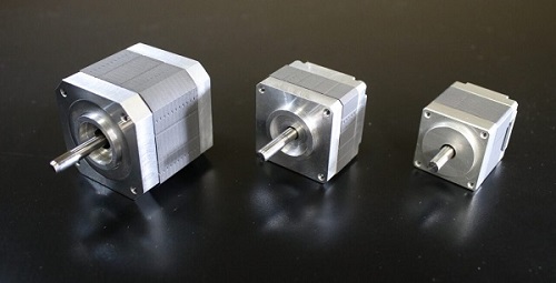 Photo of space-grade stepper motors